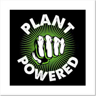 ation Plant Powered Vegan Posters and Art